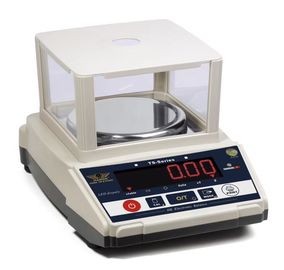 Wysoka czytelność Precyzyjna równowaga elektroniczna Dwa wiersze Wyświetlacz dokładność 0.1g Czytelność 0.01g