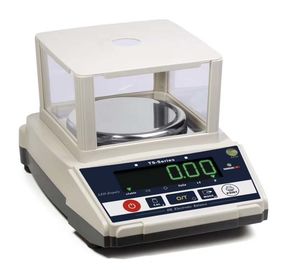 Wysoka czytelność Precyzyjna równowaga elektroniczna Dwa wiersze Wyświetlacz dokładność 0.1g Czytelność 0.01g